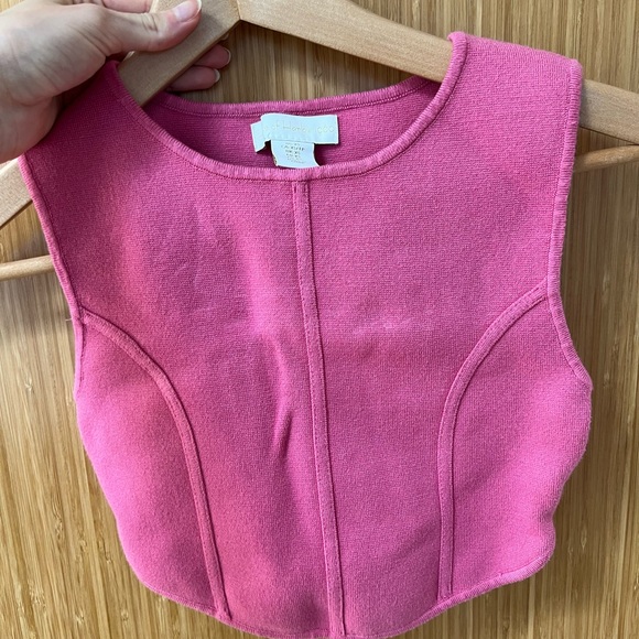 House of Harlow 1960 pink crop top - Picture 1 of 2